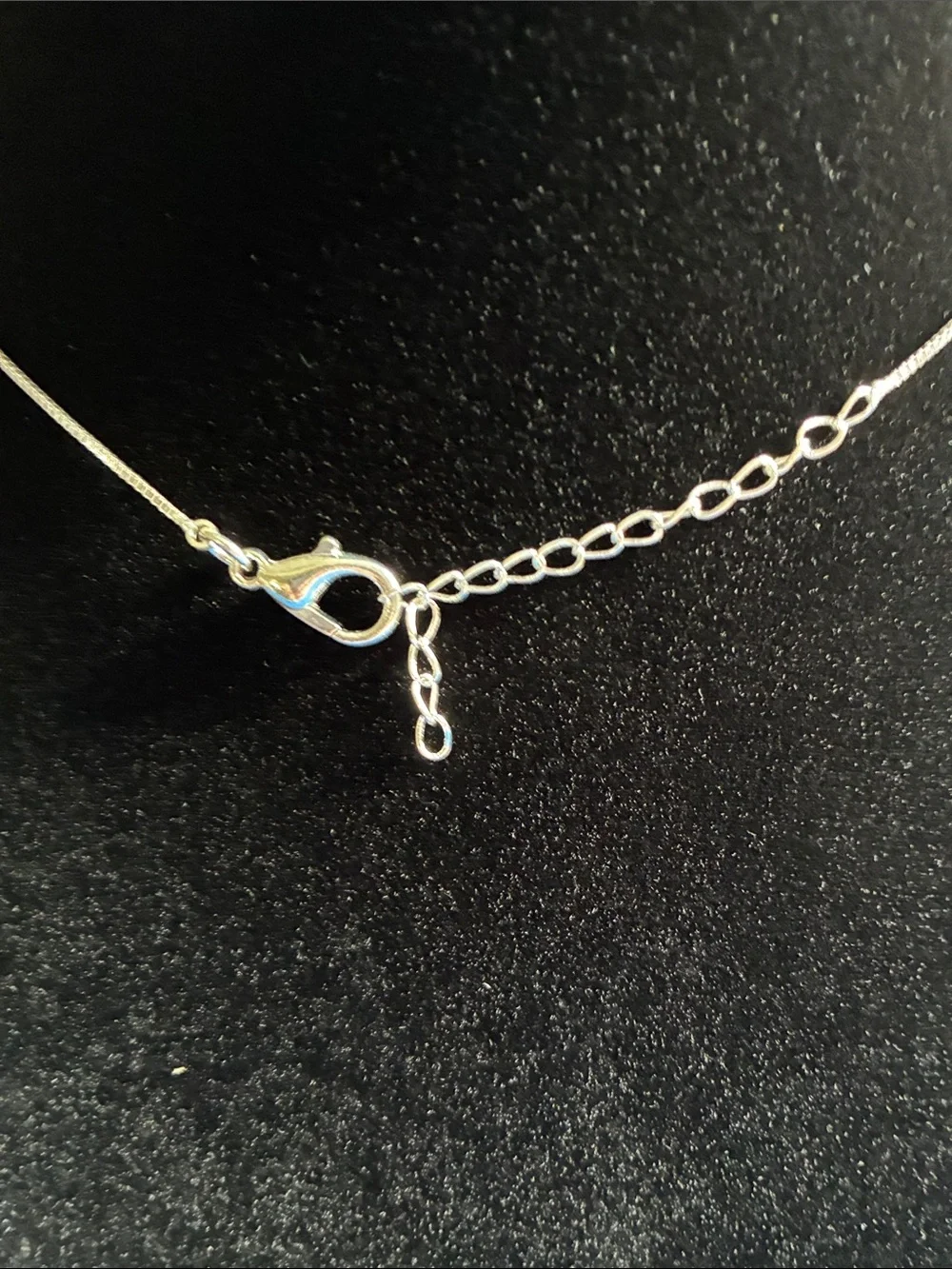 Elegant Silver Teardrop Pendant Necklace - Classic  Kids Jewelry